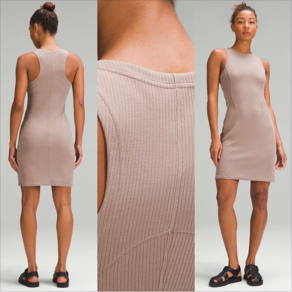 Lululemon Ribbed Softstreme Slim-Fit Tank Dress
